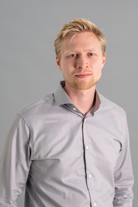 A portrait style photograph of James Fleming